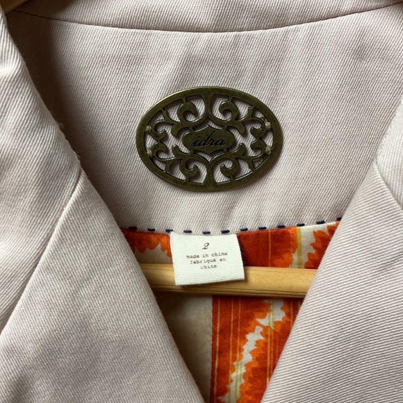 Light Pink Jacket with 3/4 Puff Sleeves - Picture 2 of 5